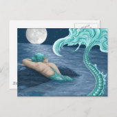 ムーンライトの人魚 ポストカード (正面/裏面)