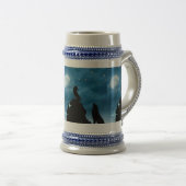 ムーンライトの狼 ビールジョッキ (正面右)