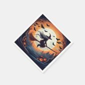 ムーンライトの魔女とこうもり スタンダードカクテルナプキン (角)