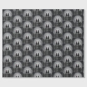 ムーンライトの黒猫たち ラッピングペーパー (フラット)