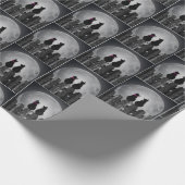 ムーンライトの黒猫たち ラッピングペーパー (角)