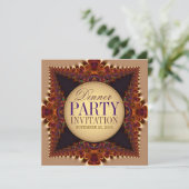 ムーンライトアースレースアダルトディナーパーティの招待状 招待状 (スタンド正面)