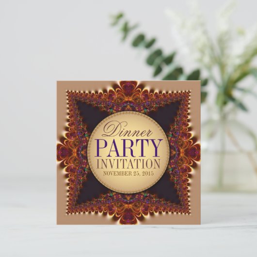 ムーンライトアースレースアダルトディナーパーティの招待状 招待状 (スタンド正面)