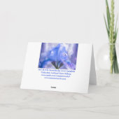 ムーンライトアートカードのアイリス カード (裏面)