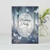 ムーンライトウィングスアンドミッドナイト魔法誕生日 招待状 (スタンド正面)