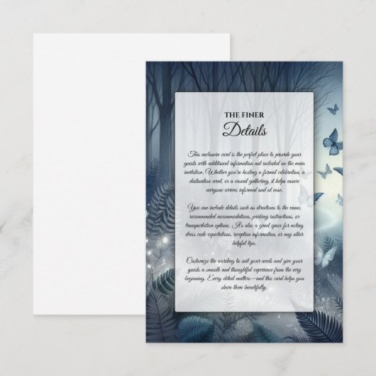 ムーンライトウィングスアンドミッドナイト魔法 エンクロージャーカード (正面/裏面)