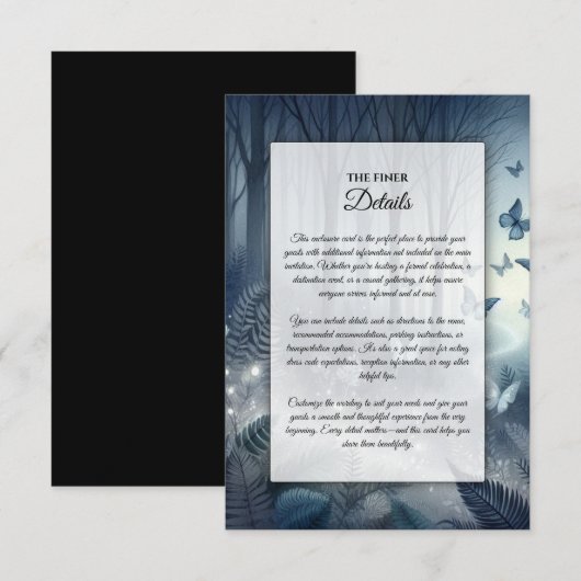 ムーンライトウィングスアンドミッドナイト魔法 エンクロージャーカード (正面/裏面)