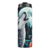 ムーンライトウルフハウリングフローラナイト タンブラー (正面)