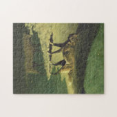 ムーンライトウルフバイフレデリックレミントン1909 ジグソーパズル (横)