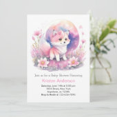 ムーンライトウルフ魔法ベビーシャワー 招待状 (スタンド正面)