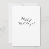 ムーンライトエンジェル絵を描ハンドフラットホリデーカード シーズンカード (裏面)