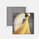 ムーンライトエンジェル2インチスクエアマグネット マグネット (正面/裏面)