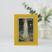 ムーンライトエンパイアステート建物 ポストカード (スタンド正面)