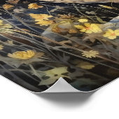 ムーンライトオウルアートプリント ポスター (角)