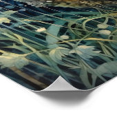 ムーンライトオウルアートプリント ポスター (角)