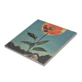 ムーンライトオレンジ開花-ヴィンテージボホチャーム(2) タイル (側面)