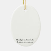 ムーンライトオンスワンレイクオーナメント セラミックオーナメント (裏面)