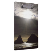 ムーンライトオーバー海ロックスオレゴン クリップボード (右)