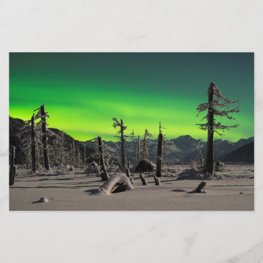 ムーンライトオーロラ 便箋 (正面)