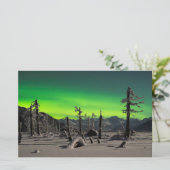 ムーンライトオーロラ 便箋 (スタンド正面)