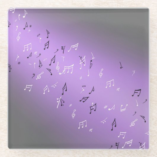 ムーンライトガラスコースターの楽譜 ガラスコースター (正面)