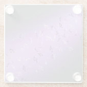 ムーンライトガラスコースターの楽譜 ガラスコースター (裏面)