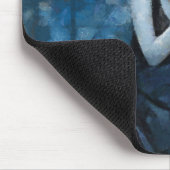 ムーンライトガーデンの暗いファンタジーゴシック様式のバイオリニスト マウスパッド (コーナー)