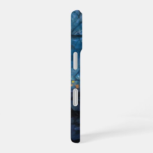 ムーンライトガーデンの暗いファンタジーゴシック様式のバイオリニスト iPhone 16ケース (右側面)