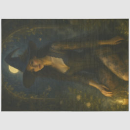 ムーンライトガーデンウィッチゴシックハロウィーンデコパージュ 薄葉紙