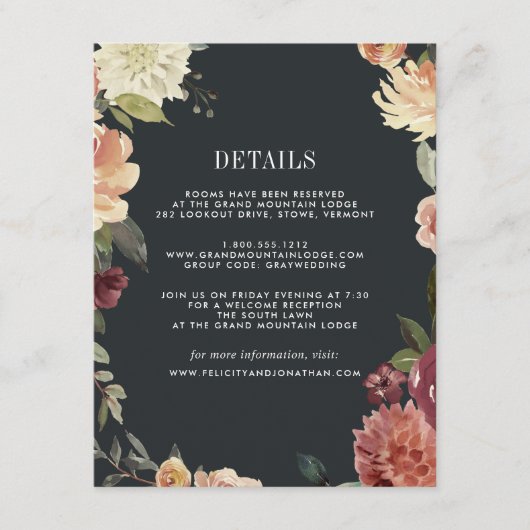 ムーンライトガーデンゲスト情報カード エンクロージャーカード (正面)