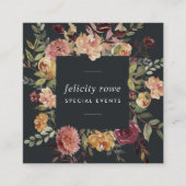 ムーンライトガーデン |フローラフレーム スクエア名刺 (正面)