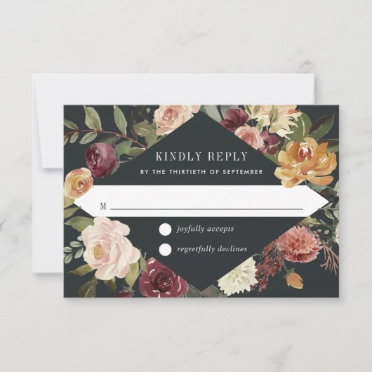 ムーンライトガーデンRSVPカード 出欠カード (正面)