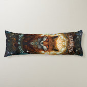 ムーンライトケルトキツネパーソナライズされた自然恋人キツネ ボディピロー (正面)