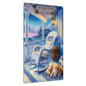 ムーンライトコースタルポーチドッグ&海ビュー クリップボード (右)