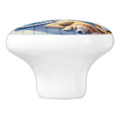 ムーンライトコースタルポーチドッグ&海ビュー セラミックノブ (側面)