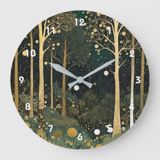 ムーンライトゴールデングローブ ラージ壁時計 (正面)