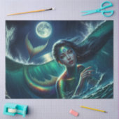 ムーンライトサイレン – Mermaid Decompage紙 薄葉紙 (クラフト)