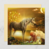 ムーンライトサッドファンタジー妖精ガール&ユニコーン (正面/裏面)