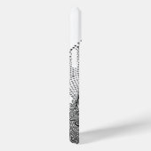 ムーンライトシルバーとホワイトピーコック Case-Mate iPhoneケース (裏面 / 右)