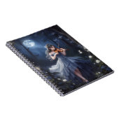 ムーンライトシンフォニー – ドリーミー遊ヴァイオリンの少女 ノートブック (右側)