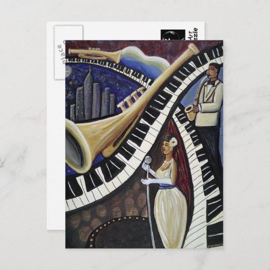 ムーンライトジャズポストカード ポストカード (正面/裏面)