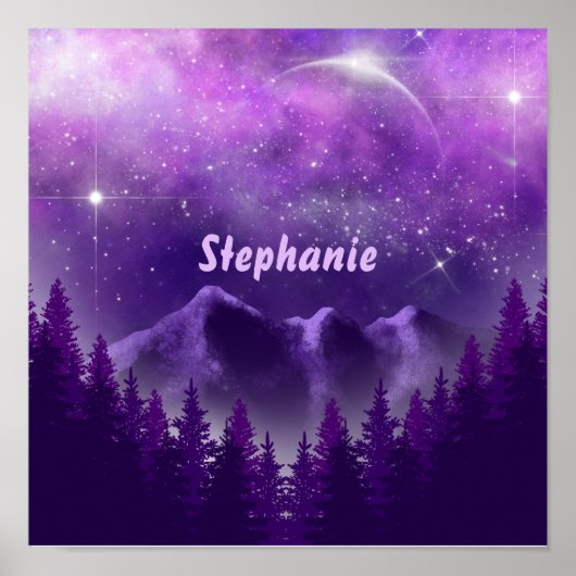 ムーンライトスカイパープル ポスター (正面)
