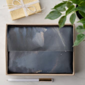 ムーンライトスカイ・デカップクラフトの下でサンタ・イン・スリー 薄葉紙 (ギフト)