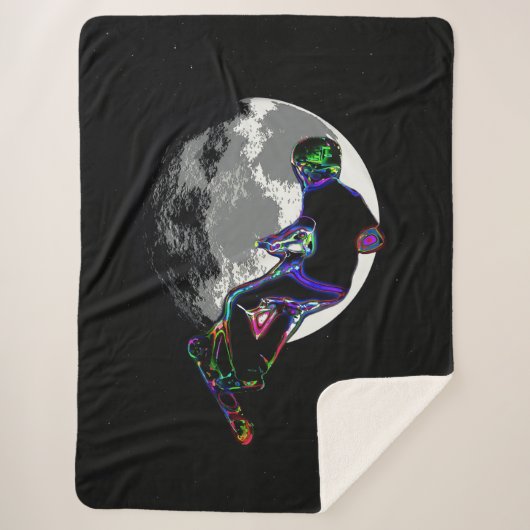 ムーンライトスクーターチャンプ – スクーターボーイ シェルパブランケット (正面)