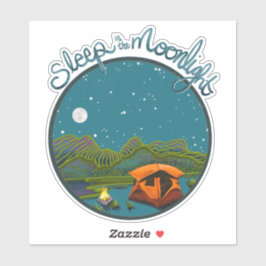 ムーンライトステッカーで眠る シール