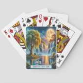 ムーンライトスワンスモノグラム行く魚ゲーム トランプ (裏面)