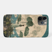 ムーンライトセレニティ – ヴィンテージロータスシーン Case-Mate iPhoneケース (裏面(横))