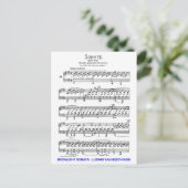 ムーンライトソナタルートヴィヒ – ベートーベン ポストカード (スタンド正面)