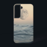 ムーンライトタイドフォンケース SAMSUNG GALAXY S22ケース<br><div class="desc">この心地よいデザインは、穏やかな夜の恋人に理想的な満月の穏やかな視線の下の静かな海を特徴としている。</div>
