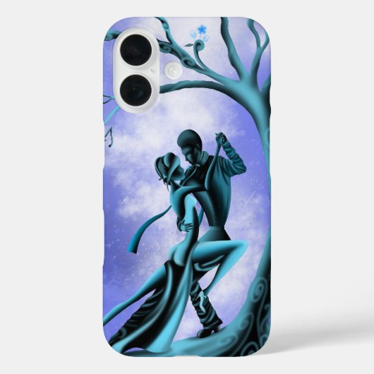 ムーンライトタンゴ：星の下でロマンチックなダンス Case-Mate iPhoneケース (裏面)